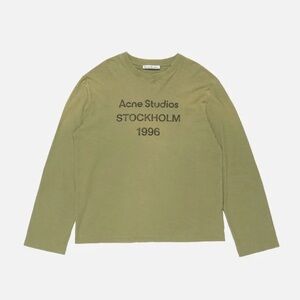 Acne Studios Khaki Graphic Long Sleeve Tee
